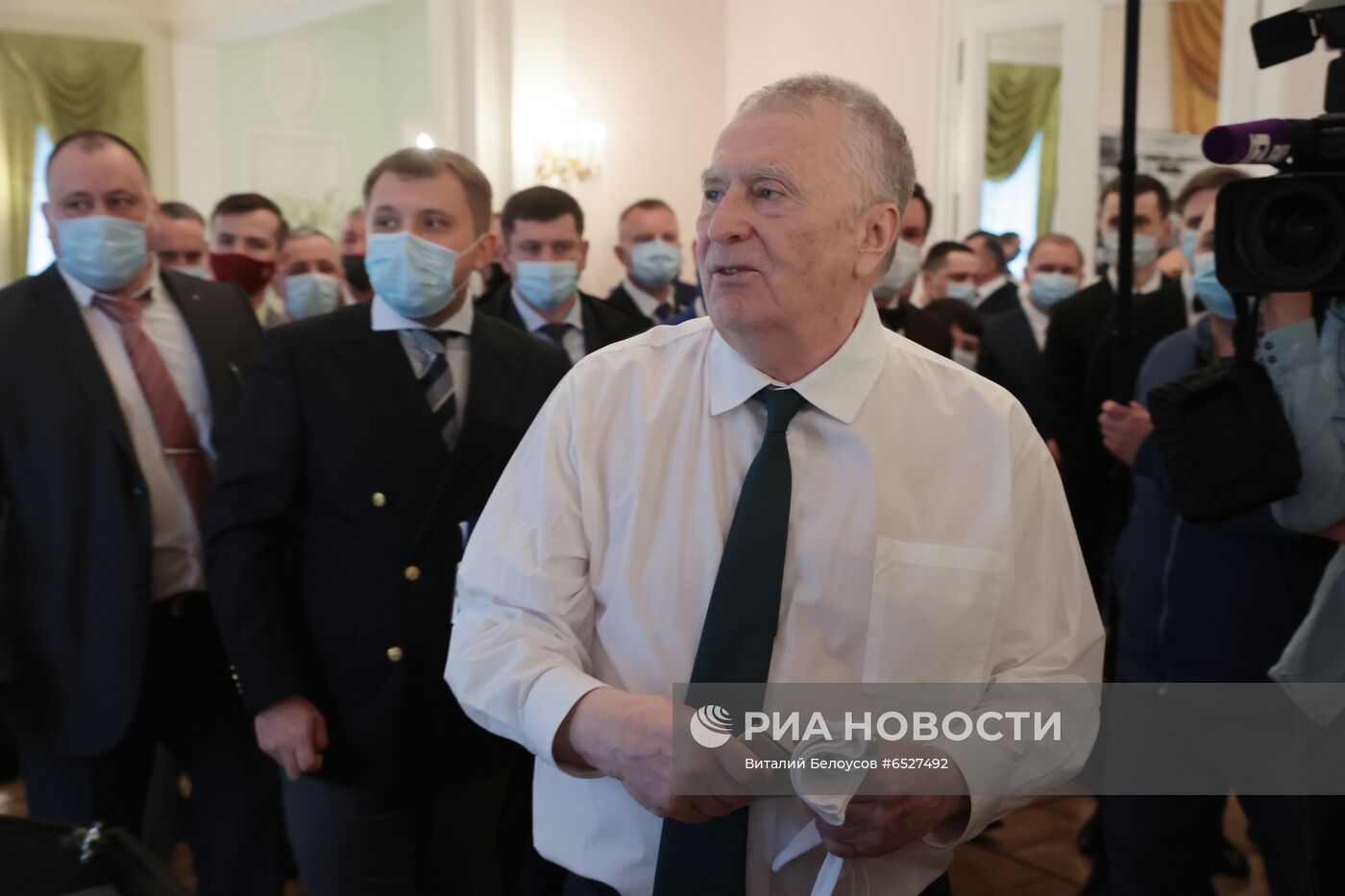 Празднование 75-летия лидера ЛДПР В. Жириновского