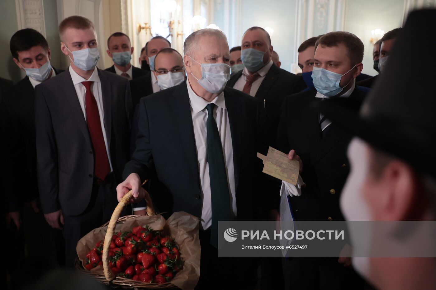 Празднование 75-летия лидера ЛДПР В. Жириновского