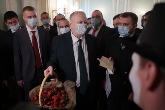 Празднование 75-летия лидера ЛДПР В. Жириновского