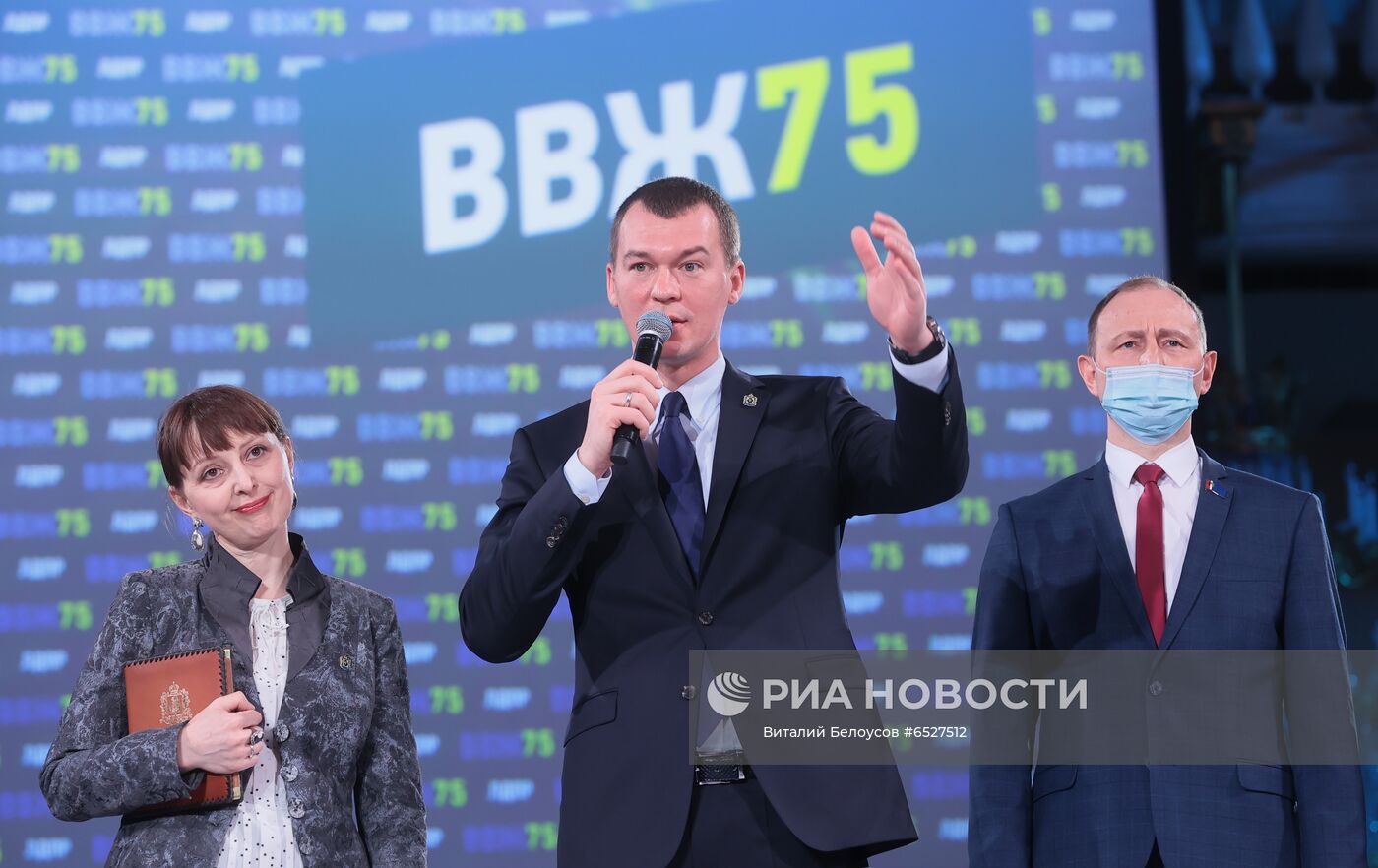 Празднование 75-летия лидера ЛДПР В. Жириновского