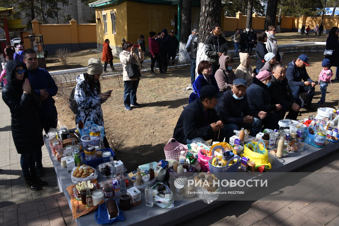 Обряд "Жинсрег" в буддийском храме в Чите