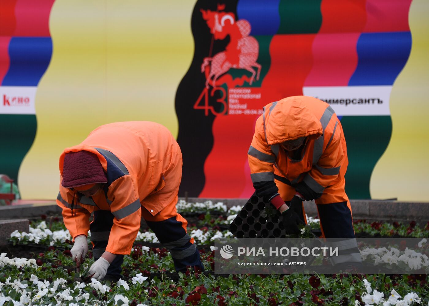 Весеннее озеленение Москвы