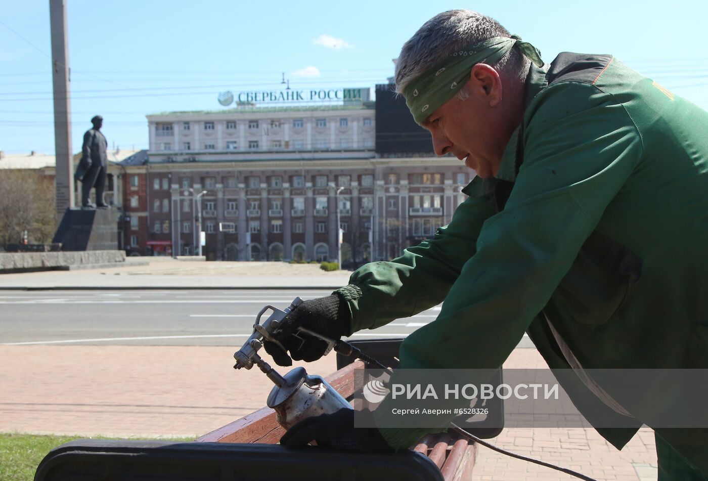 Весеннее благоустройство Донецка