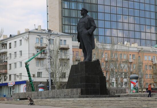 Весеннее благоустройство Донецка