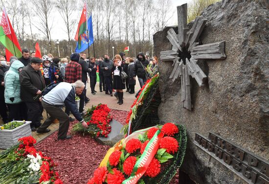 Траурные мероприятия в Белоруссии в память о жертвах аварии на Чернобыльской АЭС