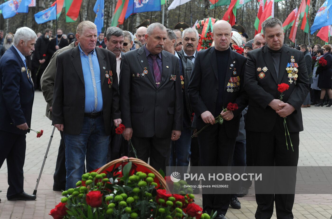 Траурные мероприятия в Белоруссии в память о жертвах аварии на Чернобыльской АЭС