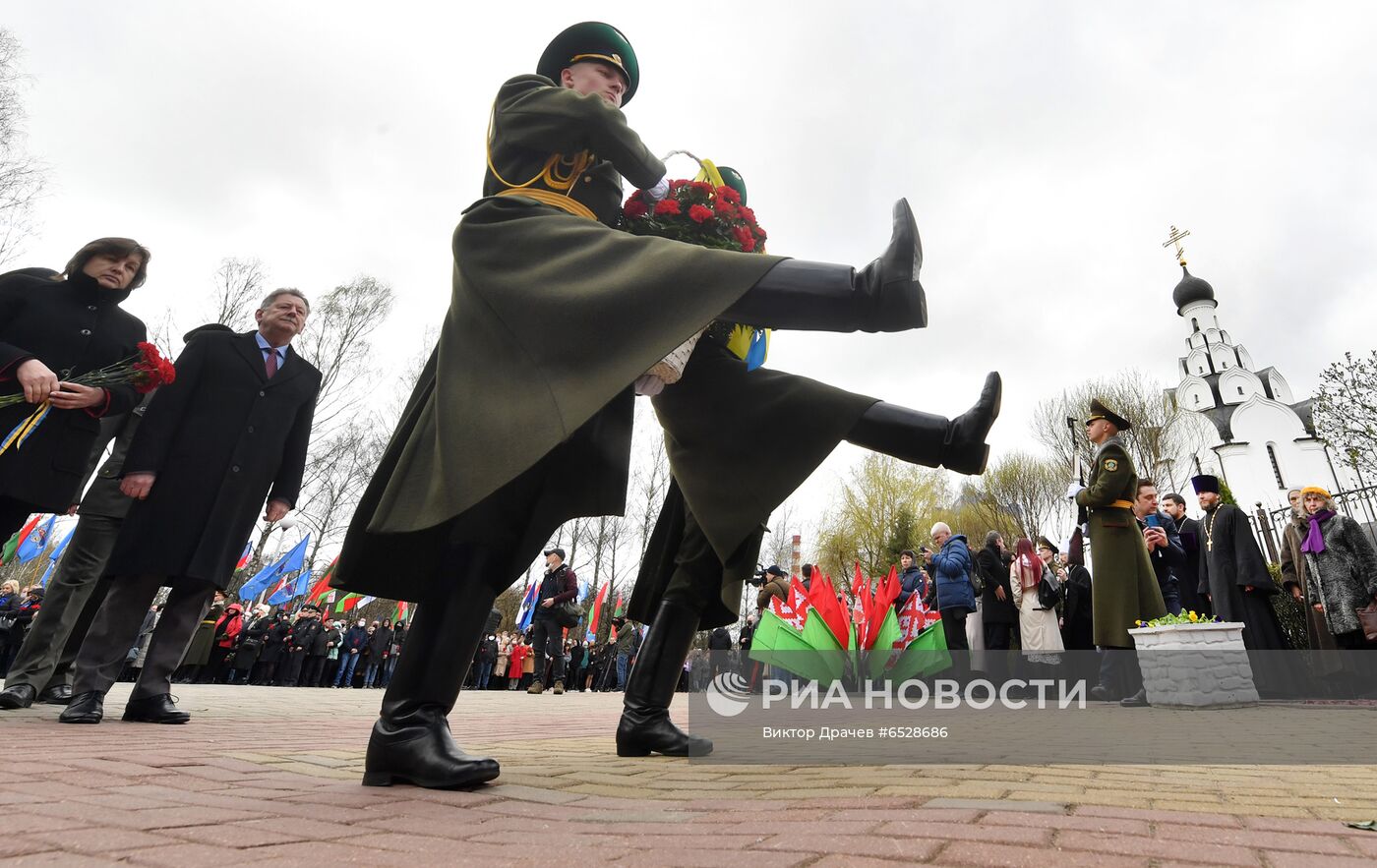 Траурные мероприятия в Белоруссии в память о жертвах аварии на Чернобыльской АЭС