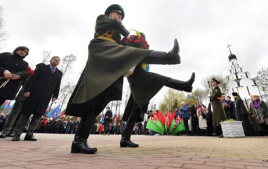 Траурные мероприятия в Белоруссии в память о жертвах аварии на Чернобыльской АЭС