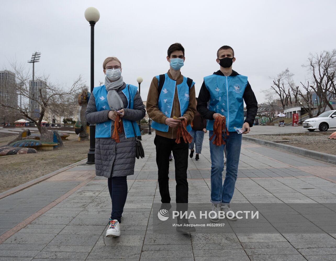 Старт акции "Георгиевская ленточка" в регионах