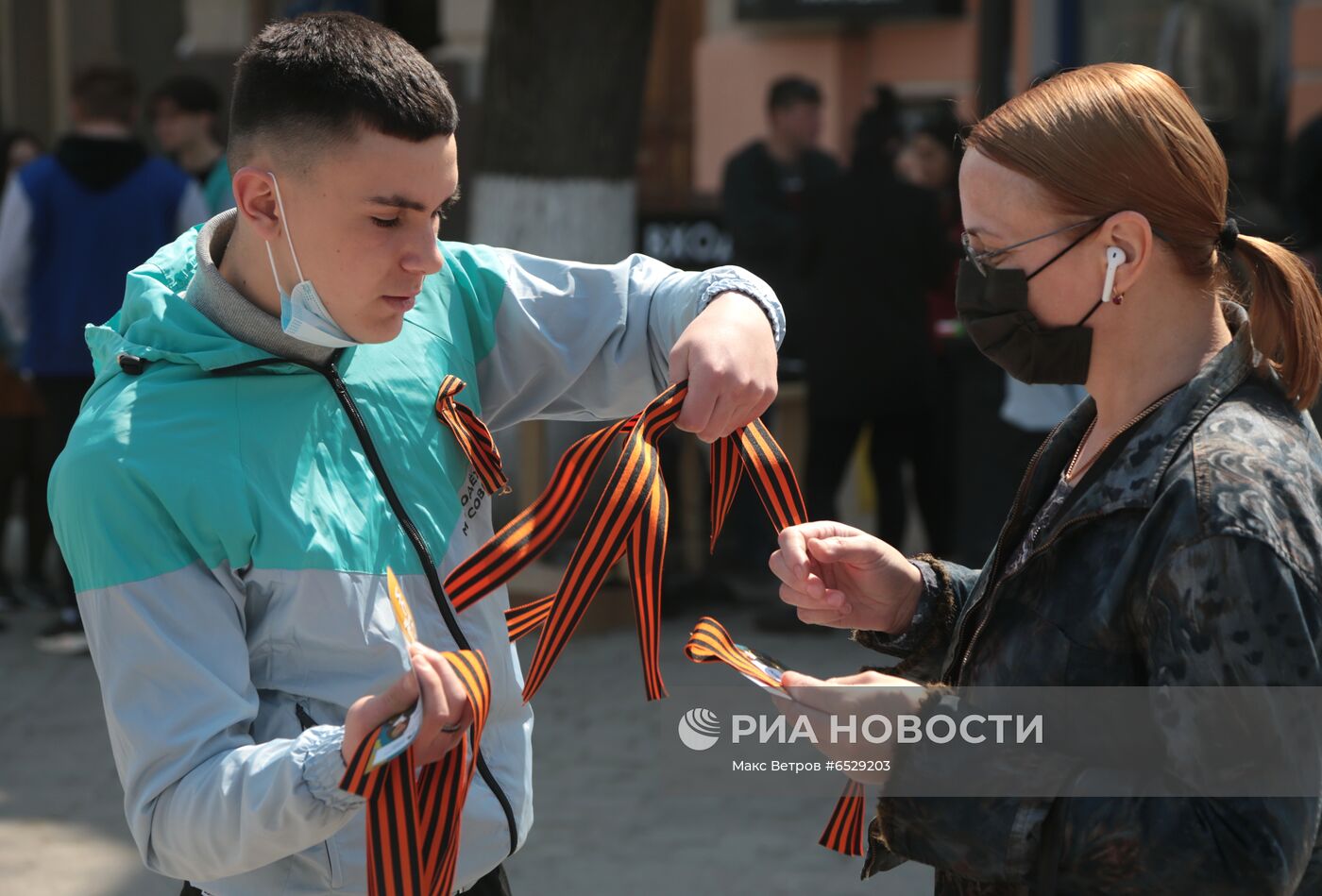 Старт акции "Георгиевская ленточка" в регионах