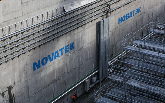 Строительство завода "НОВАТЭК-Мурманск" в Белокаменке