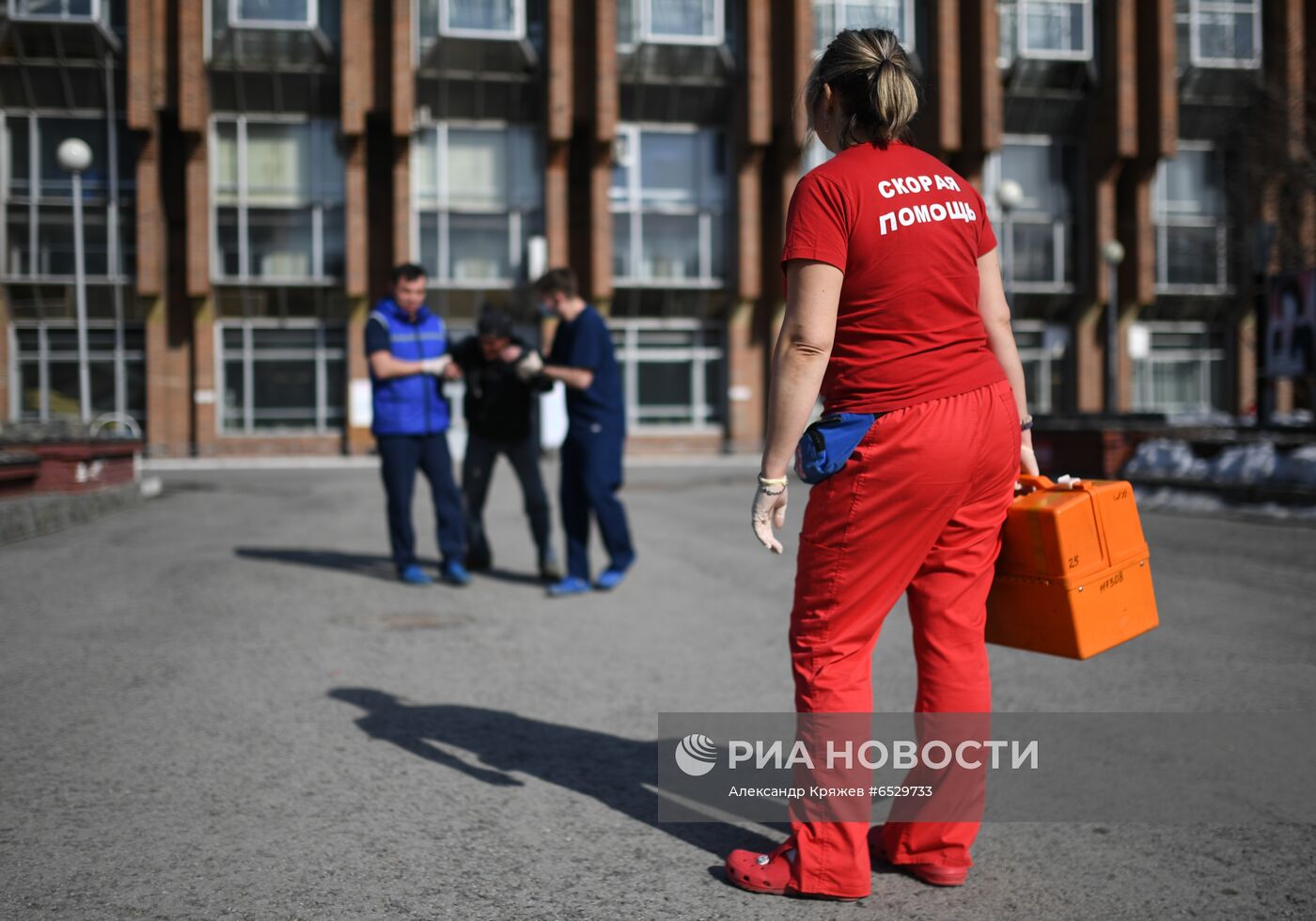 Работа скорой помощи в Новосибирске