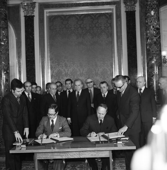 Визит премьер-министра Туниса Хеди Амара Нуиры в СССР