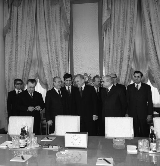 Визит премьер-министра Туниса Хеди Амара Нуиры в СССР