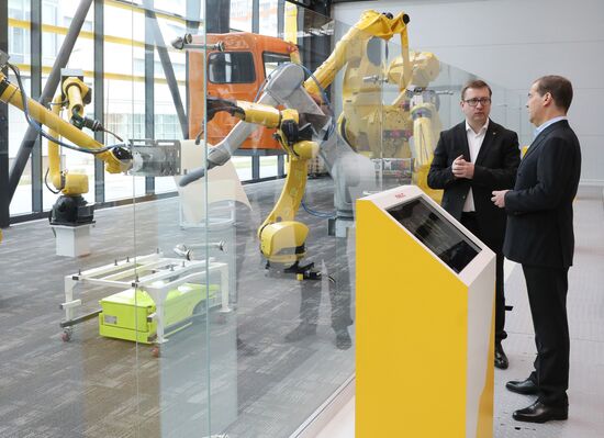 Зампред Совбеза РФ Д. Медведев посетил "Сколково"