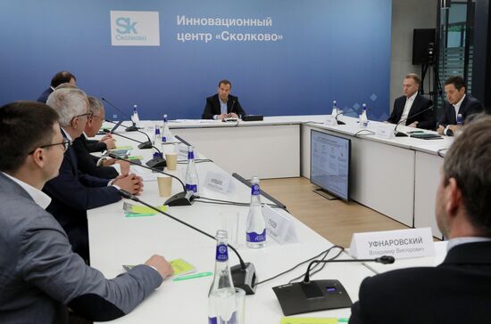 Зампред Совбеза РФ Д. Медведев посетил "Сколково"