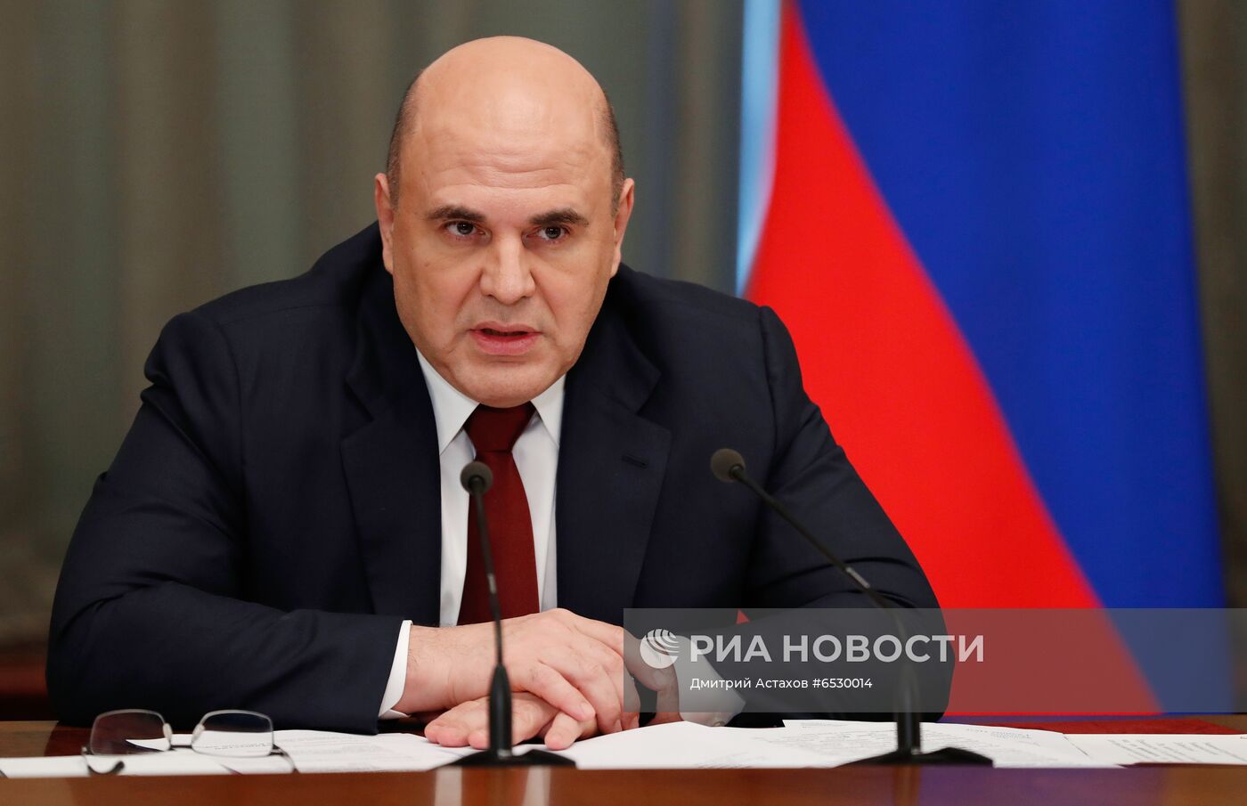 Премьер-министр РФ М. Мишустин встретился с главами думских фракций