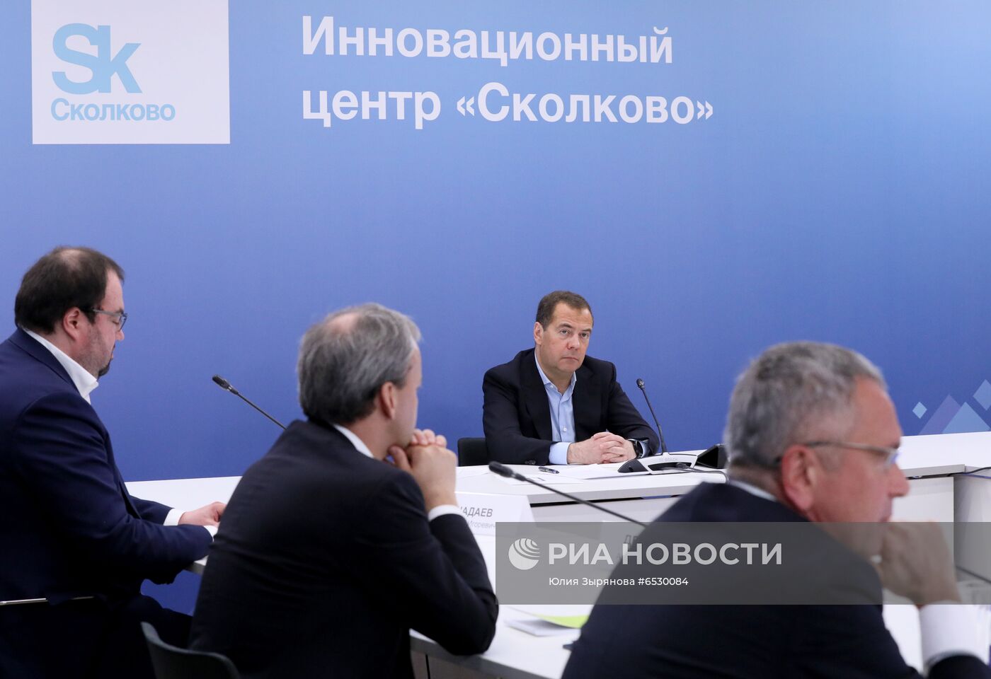 Зампред Совбеза РФ Д. Медведев посетил "Сколково"