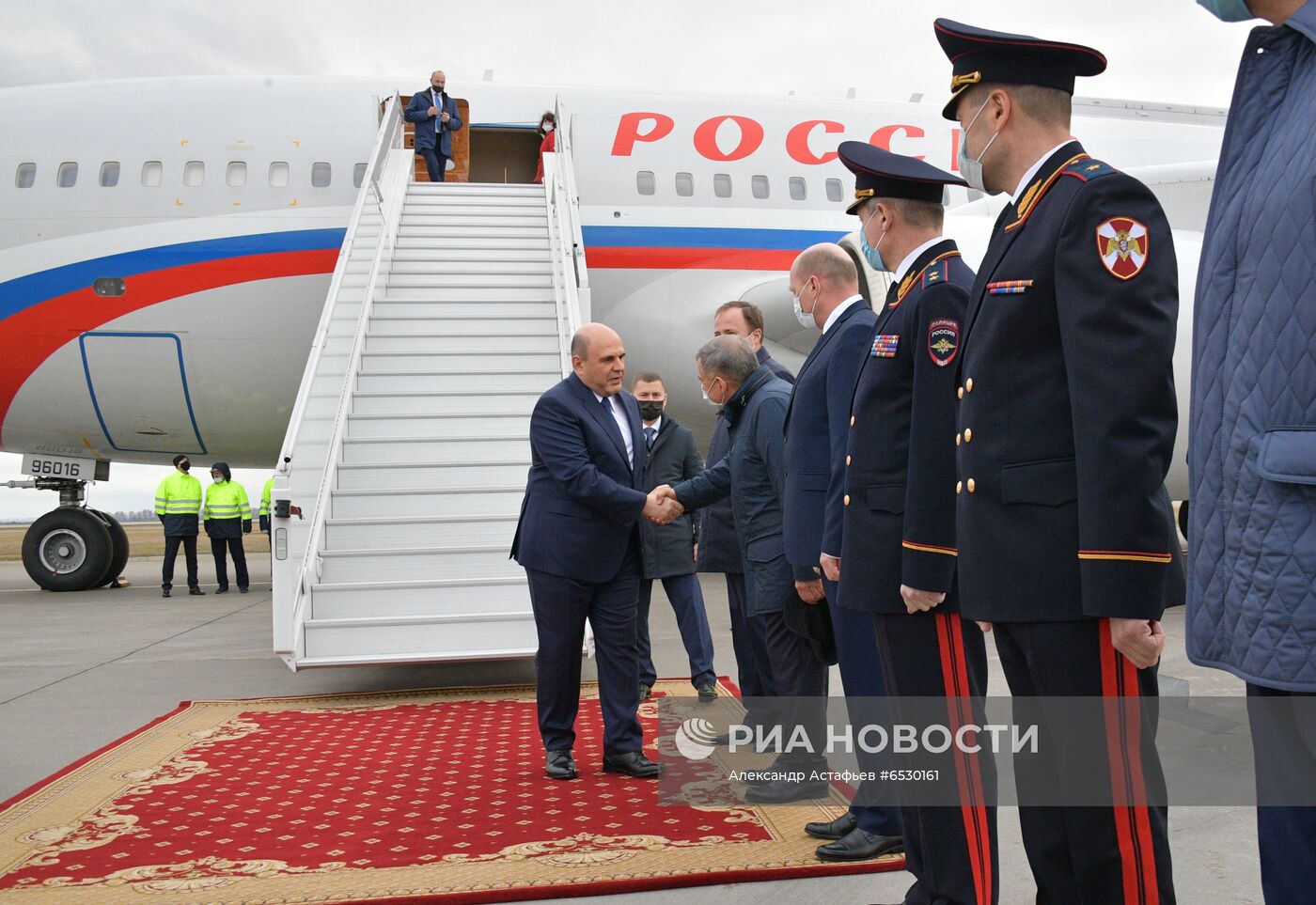 Премьер-министр РФ М. Мишустин прибыл в Казань для участия в заседании Евразийского Межправсовета