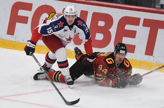 Хоккей. КХЛ. Финальная серия. Матч "Авангард" - ЦСКА