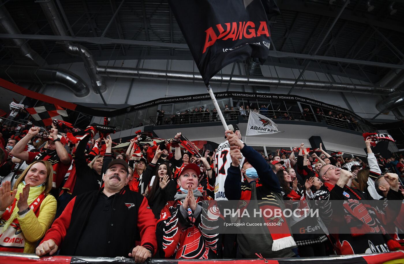 Хоккей. КХЛ. Финальная серия. Матч "Авангард" - ЦСКА