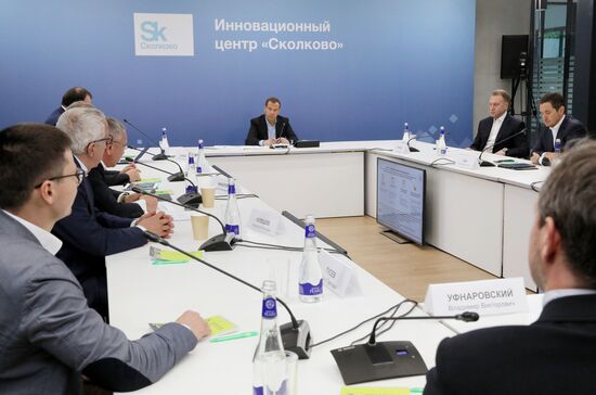 Зампред Совбеза РФ Д. Медведев посетил "Сколково"