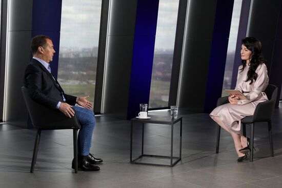 Зампред Совбеза РФ Д. Медведев посетил "Сколково"