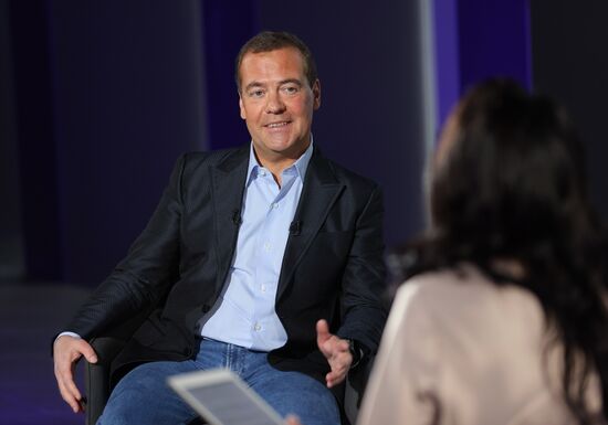 Зампред Совбеза РФ Д. Медведев посетил "Сколково"