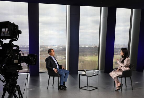 Зампред Совбеза РФ Д. Медведев посетил "Сколково"