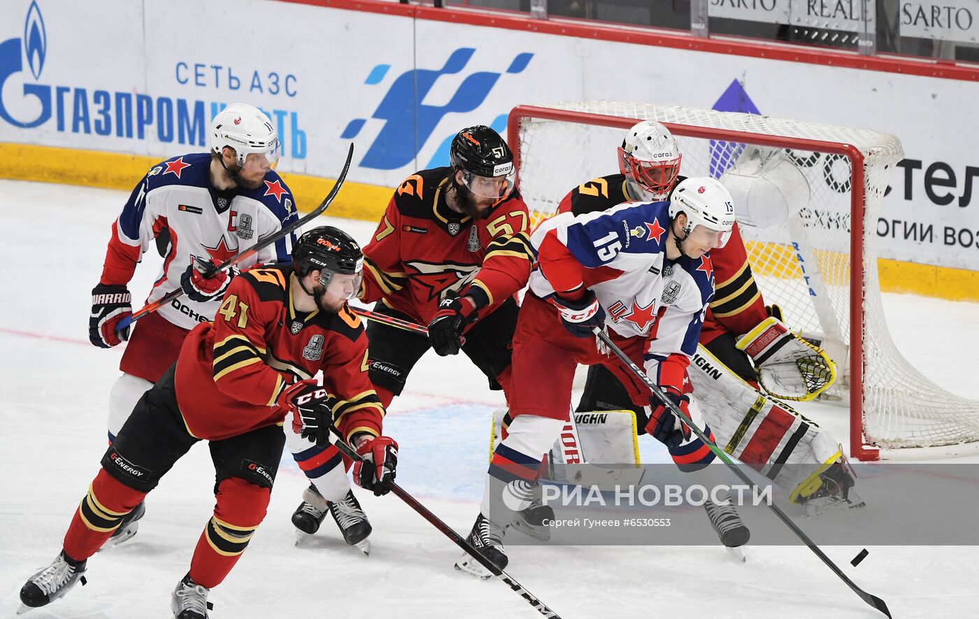 Хоккей. КХЛ. Финальная серия. Матч "Авангард" - ЦСКА