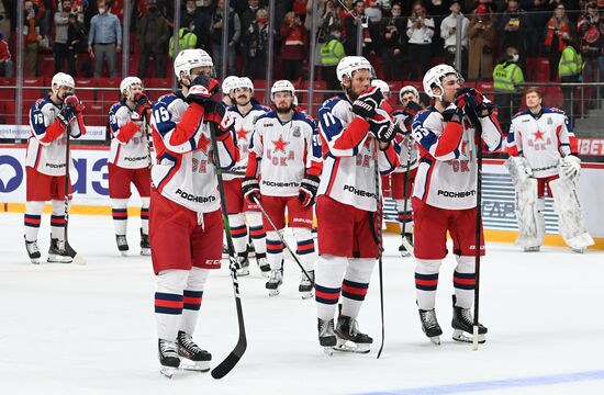 Хоккей. КХЛ. Финальная серия. Матч "Авангард" - ЦСКА
