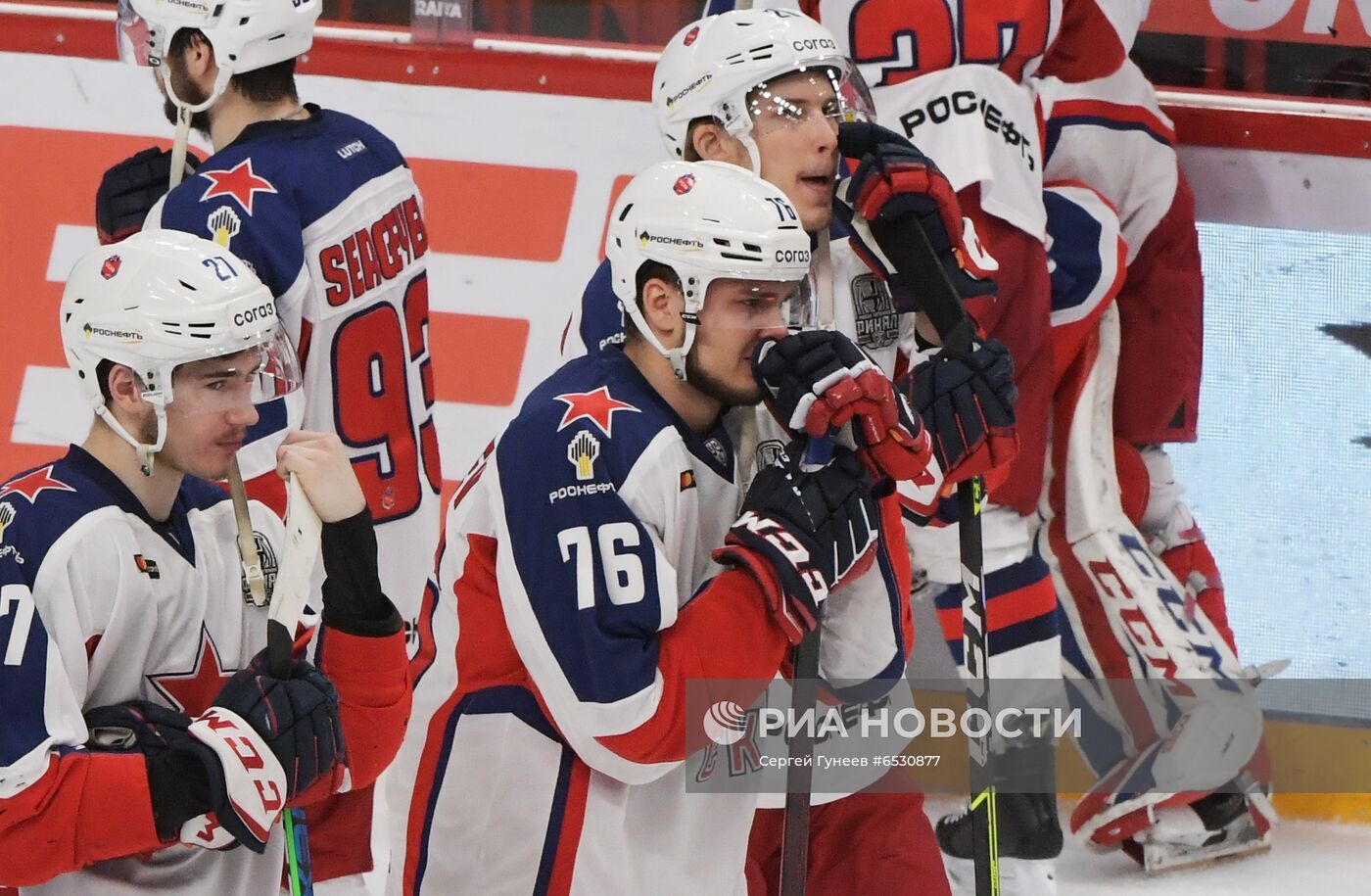 Хоккей. КХЛ. Финальная серия. Матч "Авангард" - ЦСКА