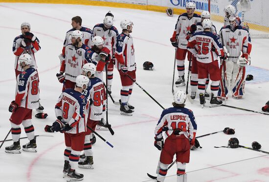 Хоккей. КХЛ. Финальная серия. Матч "Авангард" - ЦСКА