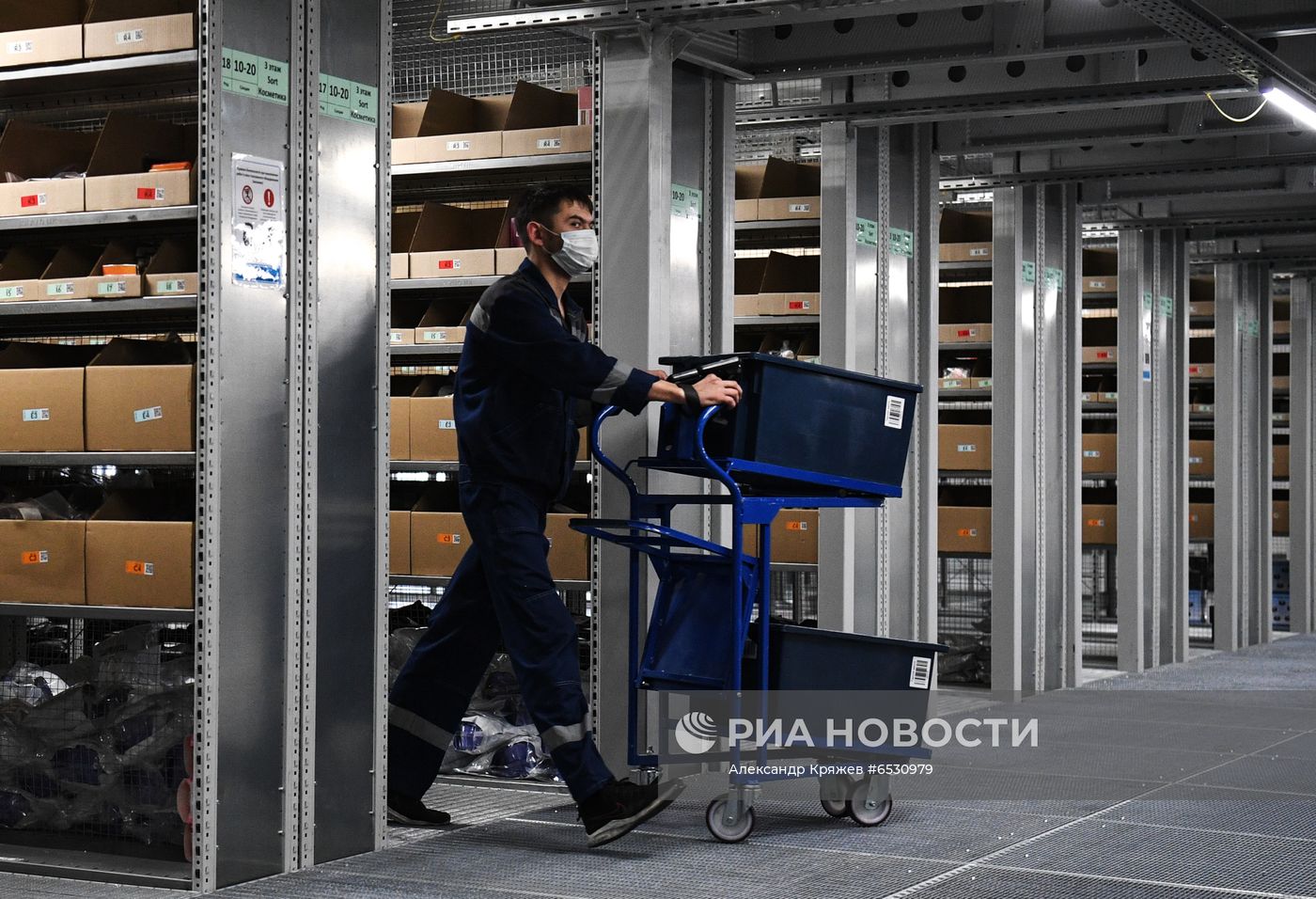 Открытие логистического центра Ozon под Новосибирском