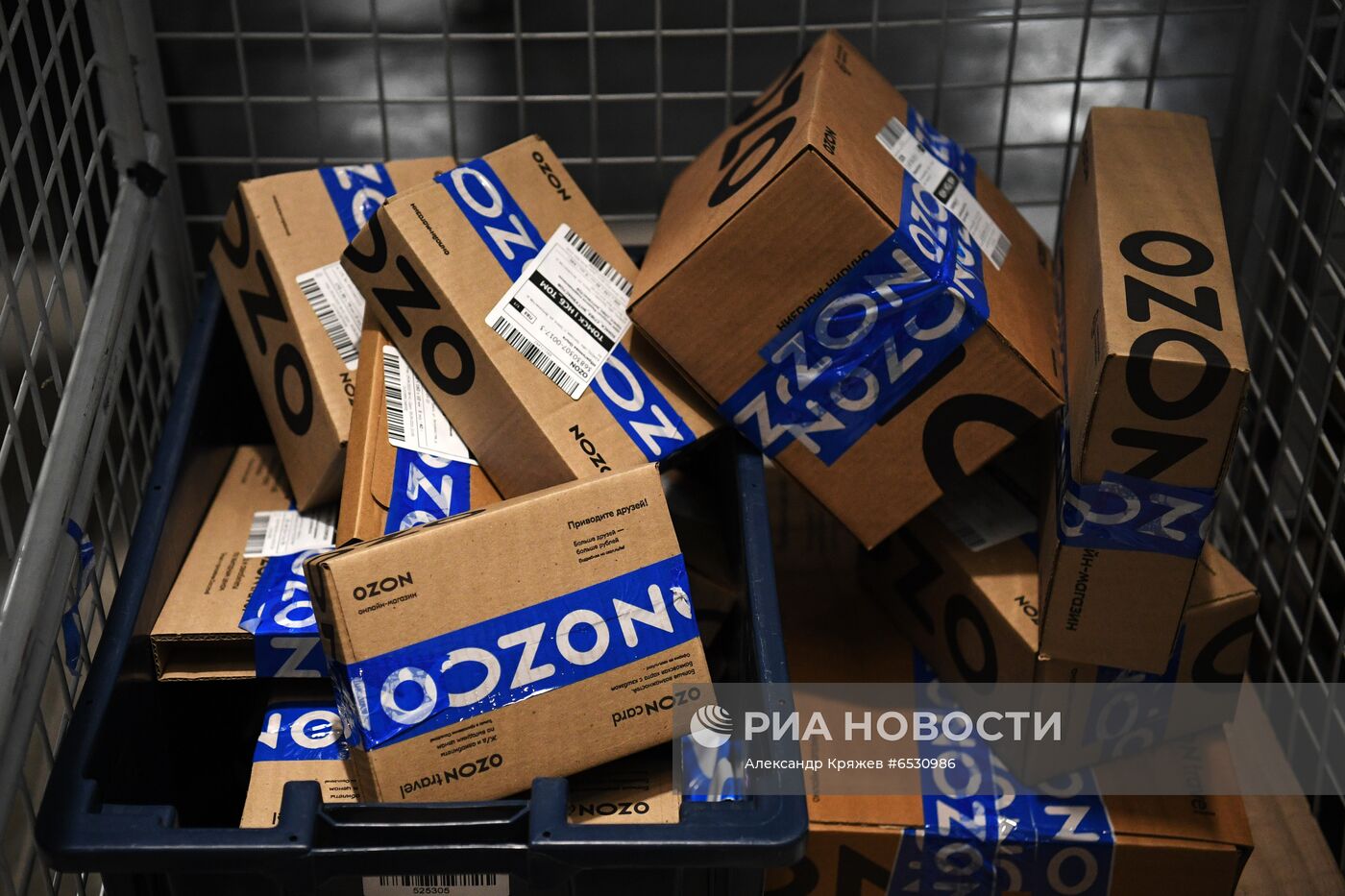 Открытие логистического центра Ozon под Новосибирском