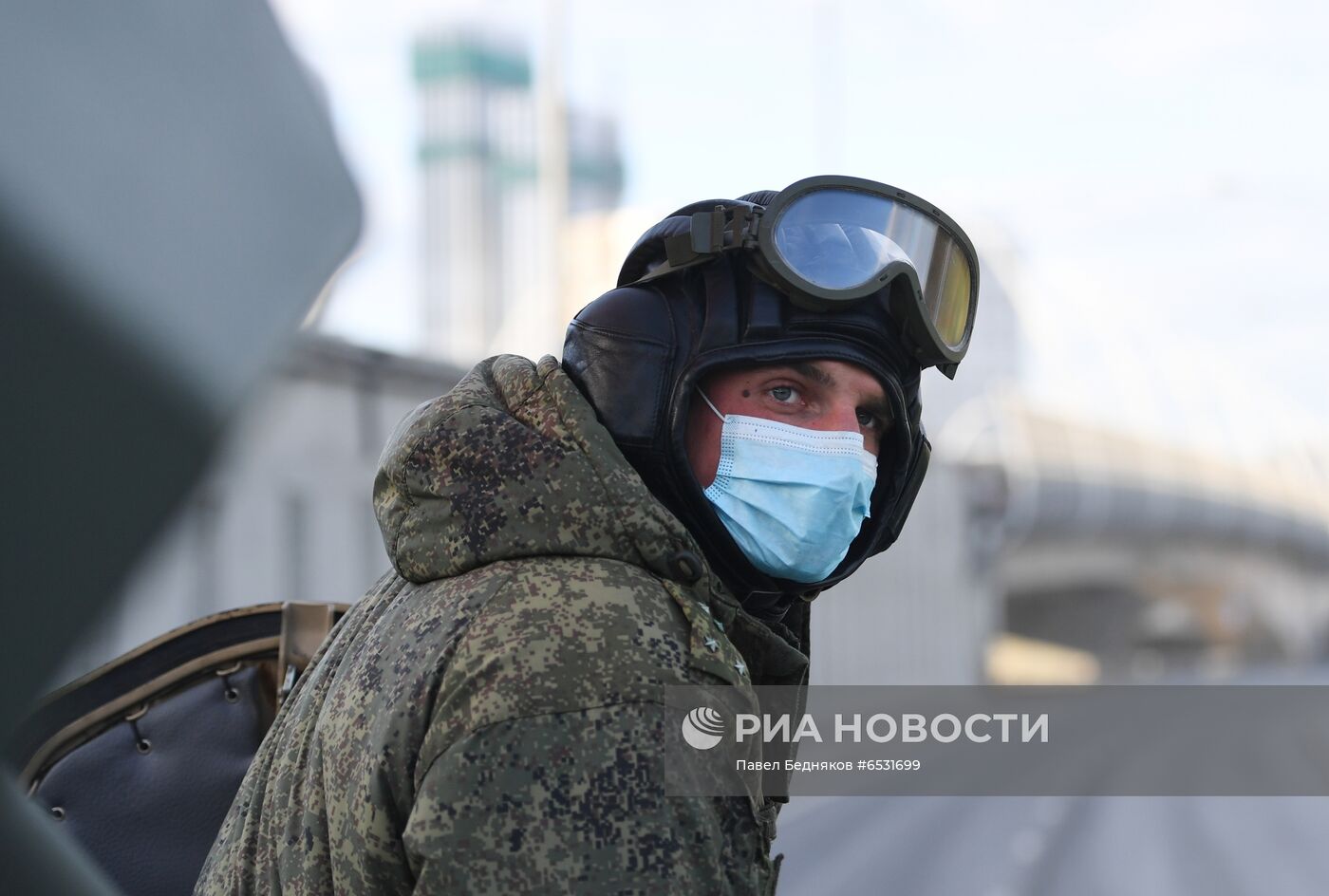 Ночная репетиция парада Победы в Москве 