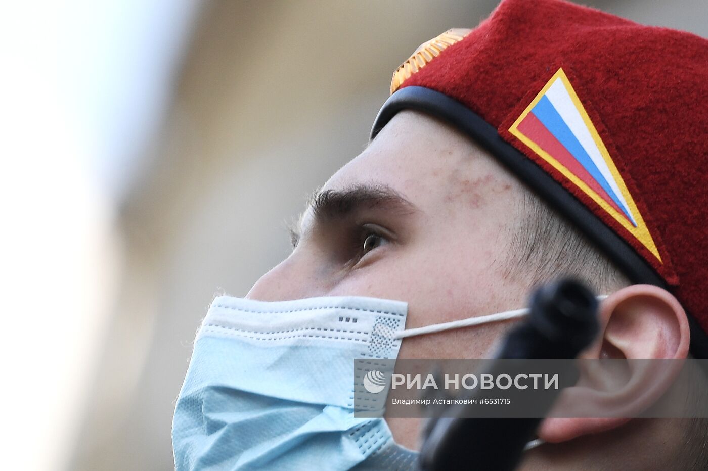 Ночная репетиция парада Победы в Москве