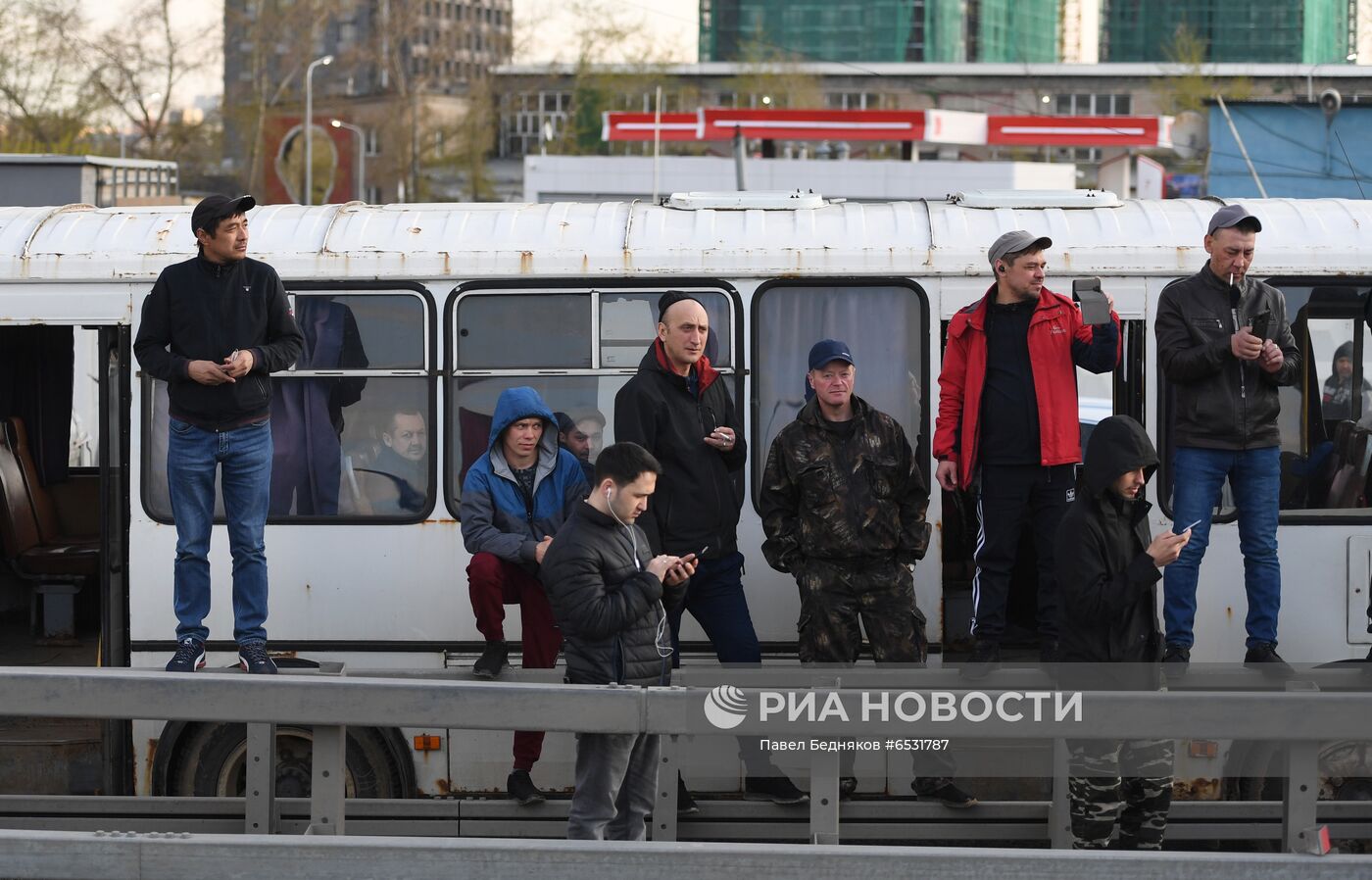 Ночная репетиция парада Победы в Москве 