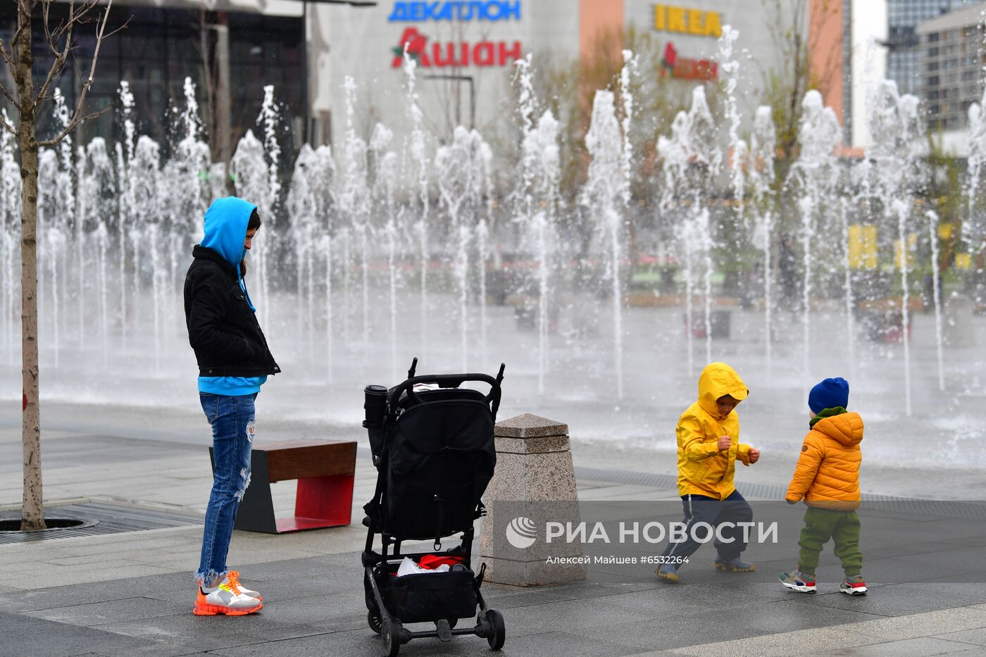 Открытие сезона фонтанов в Москве