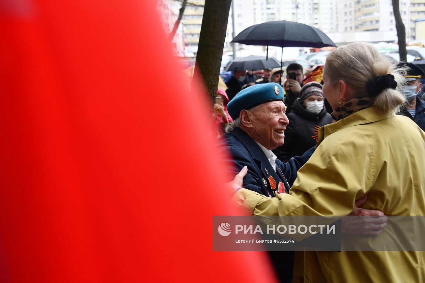 Поздравления ветерана С. И. Кантора с Днем Победы