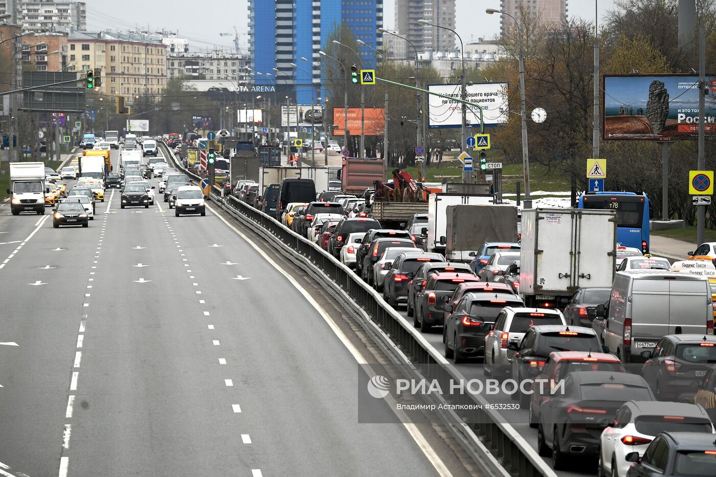Пробки в Москве 