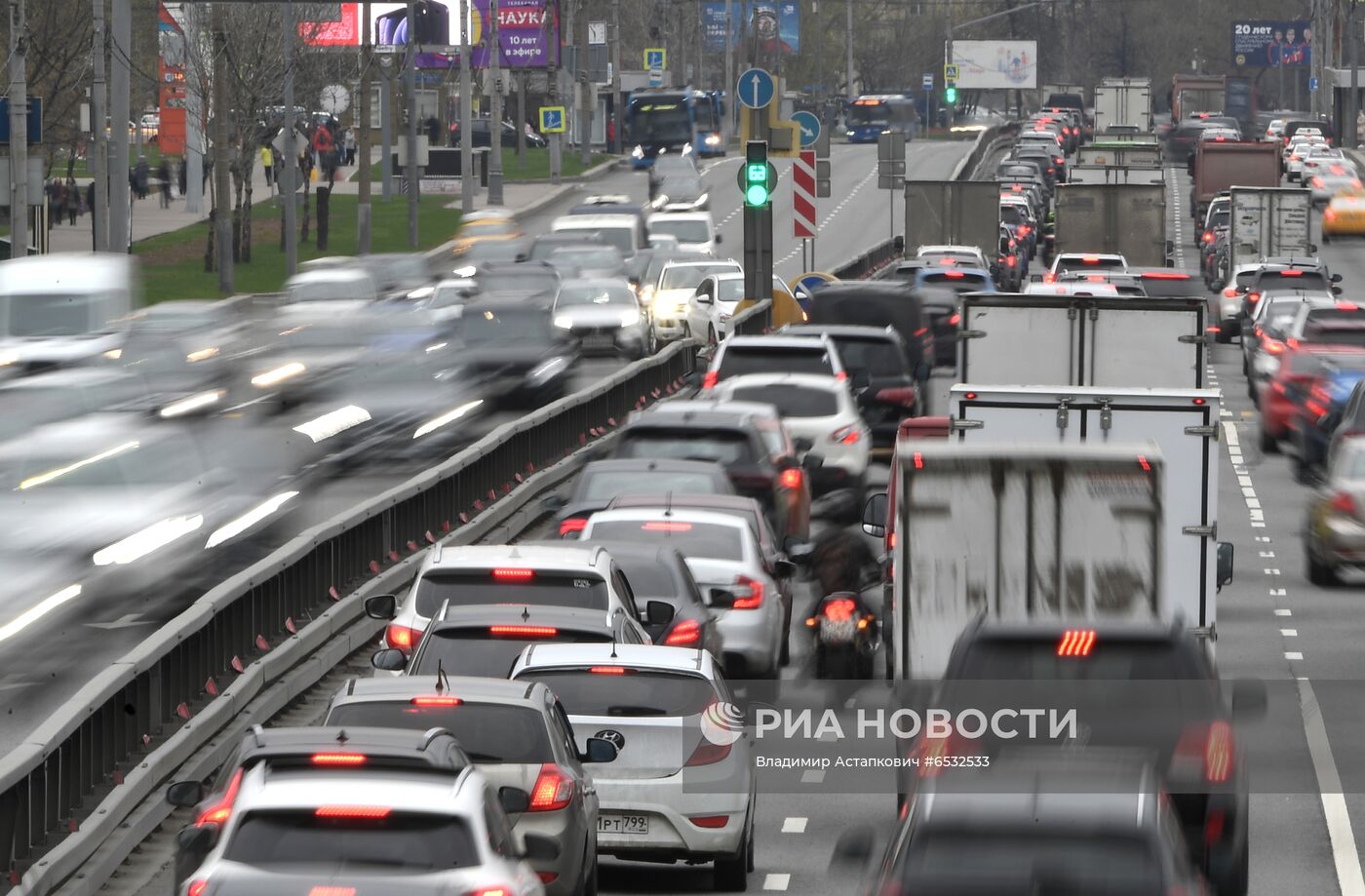 Пробки в Москве 