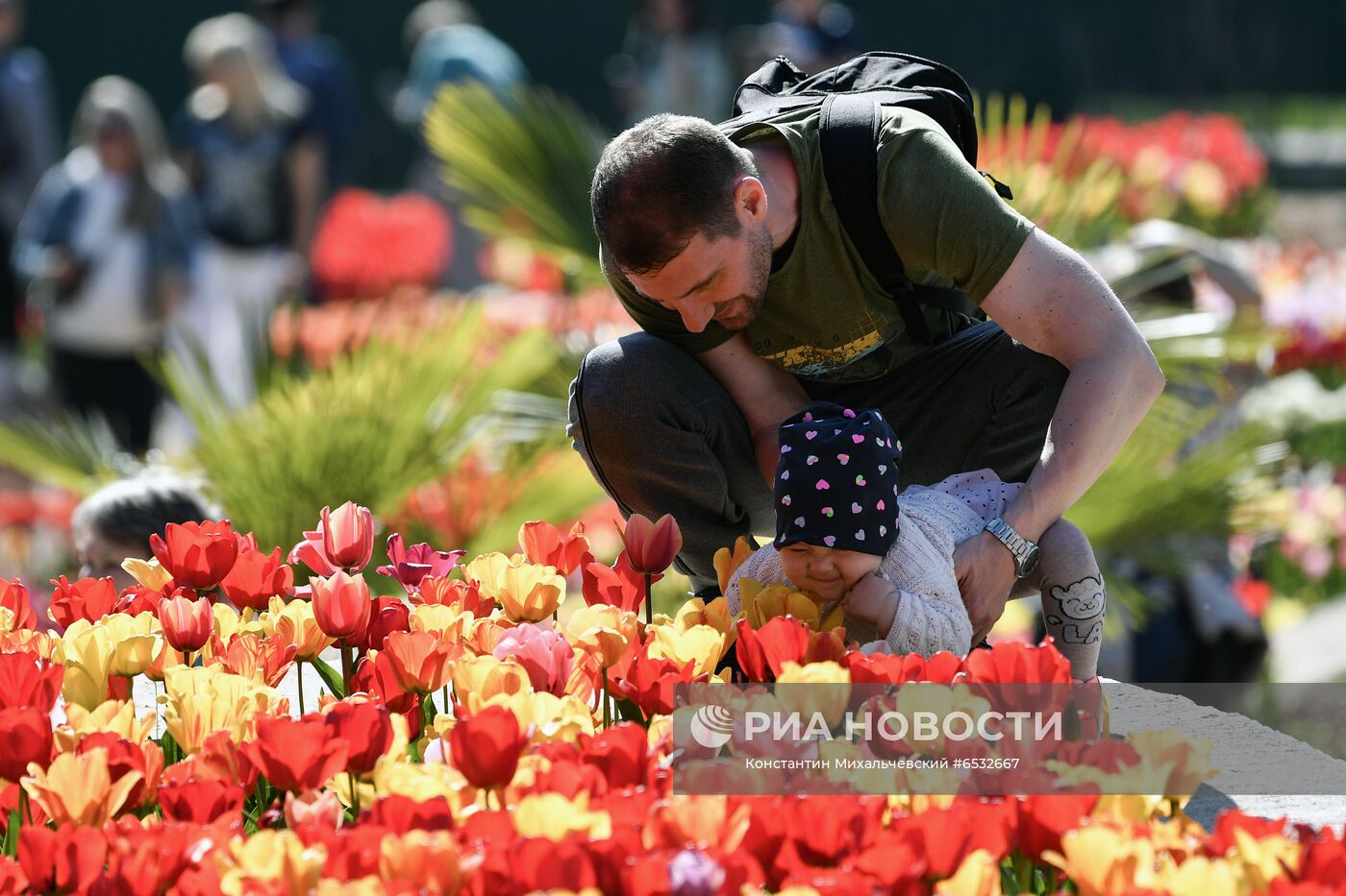 "Парад тюльпанов" в Ялте