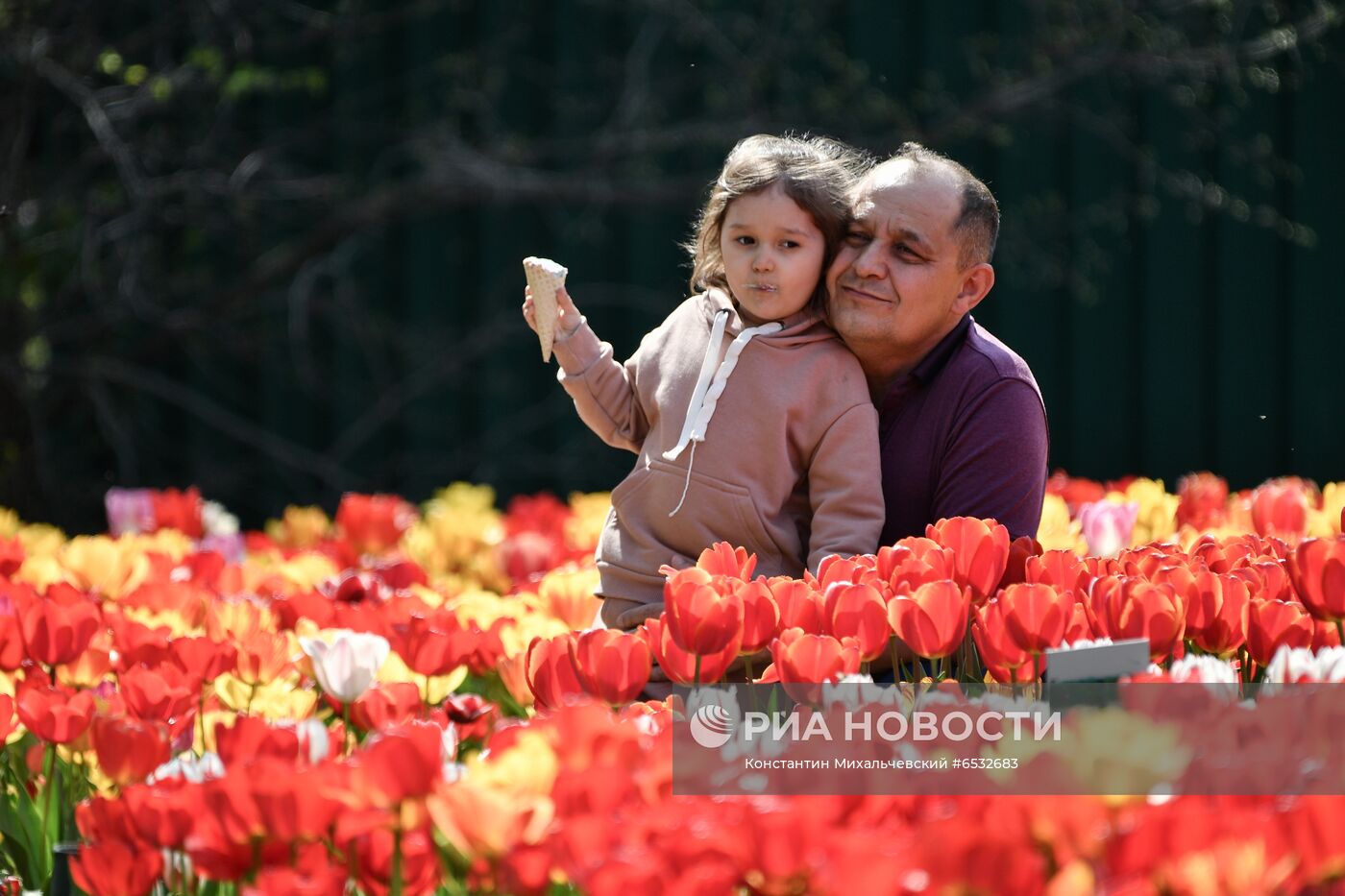 "Парад тюльпанов" в Ялте