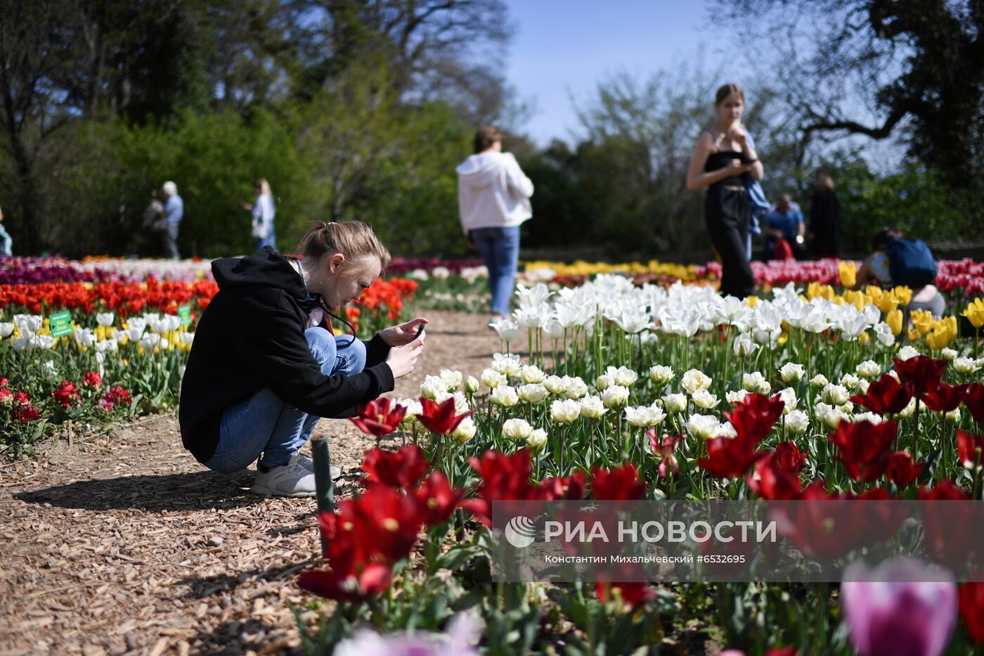 "Парад тюльпанов" в Ялте