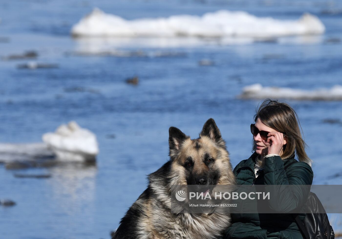 Ледоход в Красноярском крае