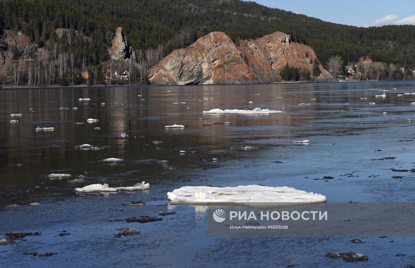 Ледоход в Красноярском крае