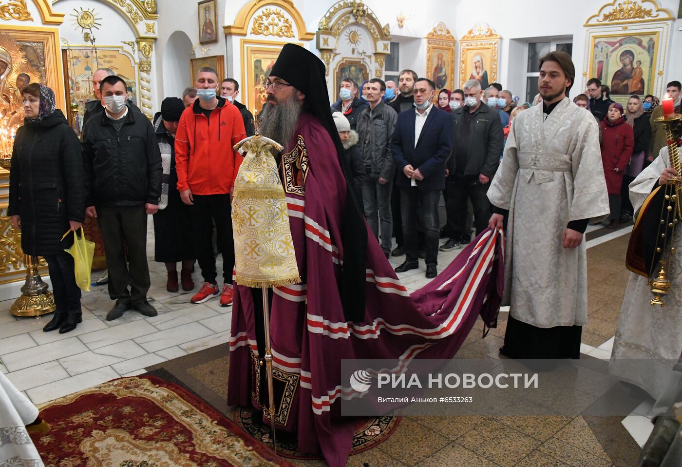 Пасхальные богослужения в регионах России 