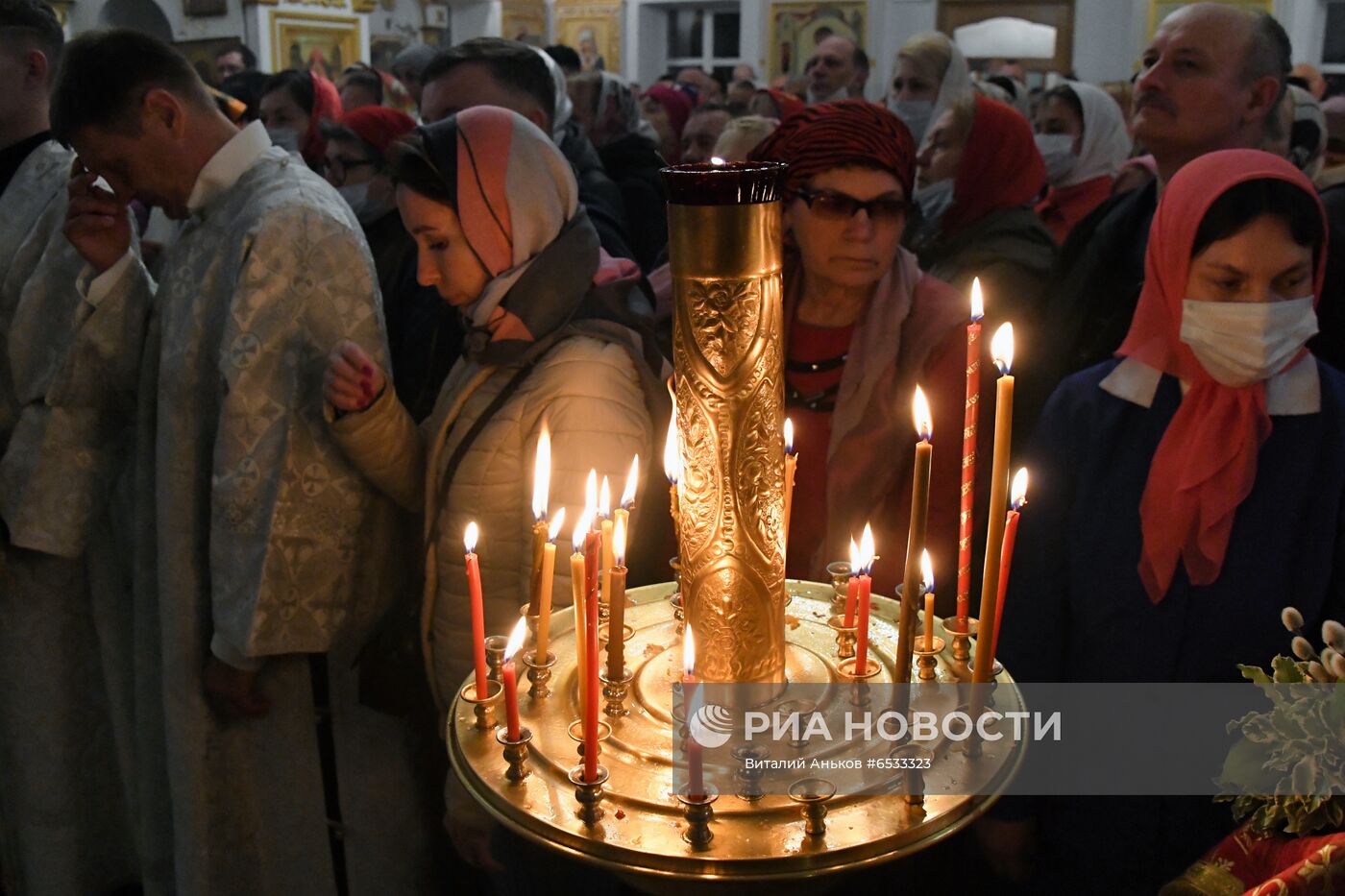 Пасхальные богослужения в регионах России 