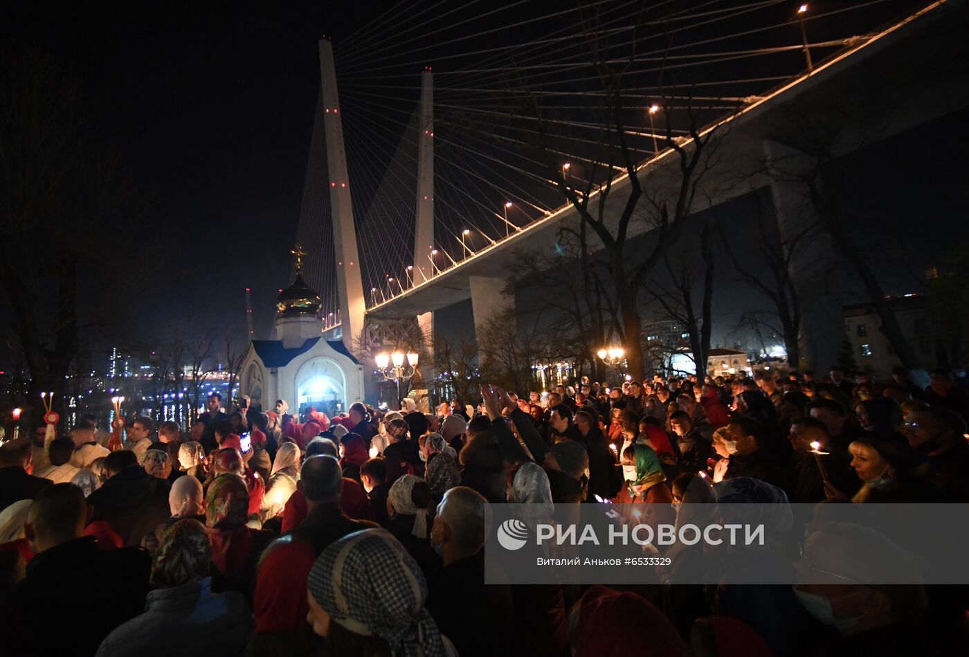 Пасхальные богослужения в регионах России 